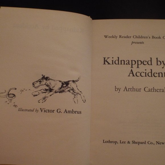 Vintage 1969 Kidnapped by Accident H/C Book by Arthur Catherall - Picture 3 of 4